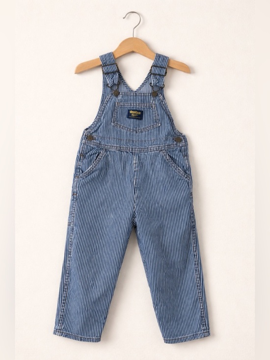OshKosh B'gosh Other - OshKosh B'gosh Vintage Stripe 4T Overalls